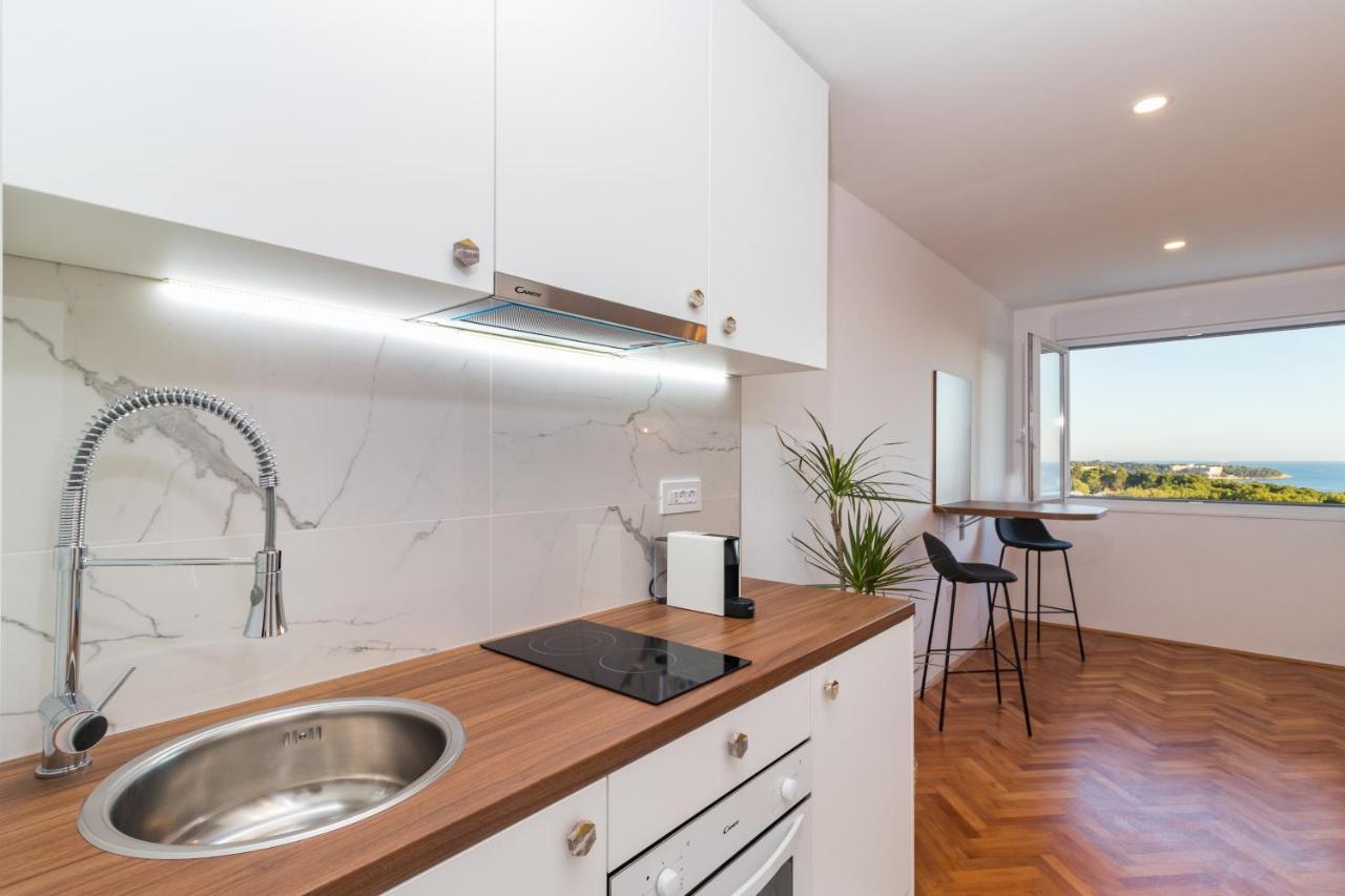 Top Floor Modern Apartment With Incredible Views Pula Dış mekan fotoğraf